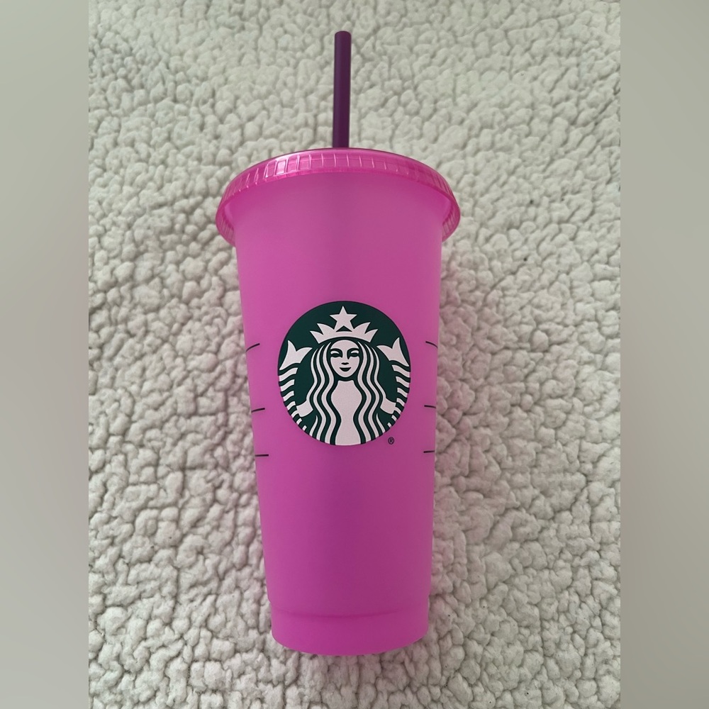 Pink Starbucks Reusable Cup
